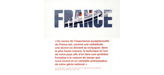 Cruiseliner France exhibition catalogue