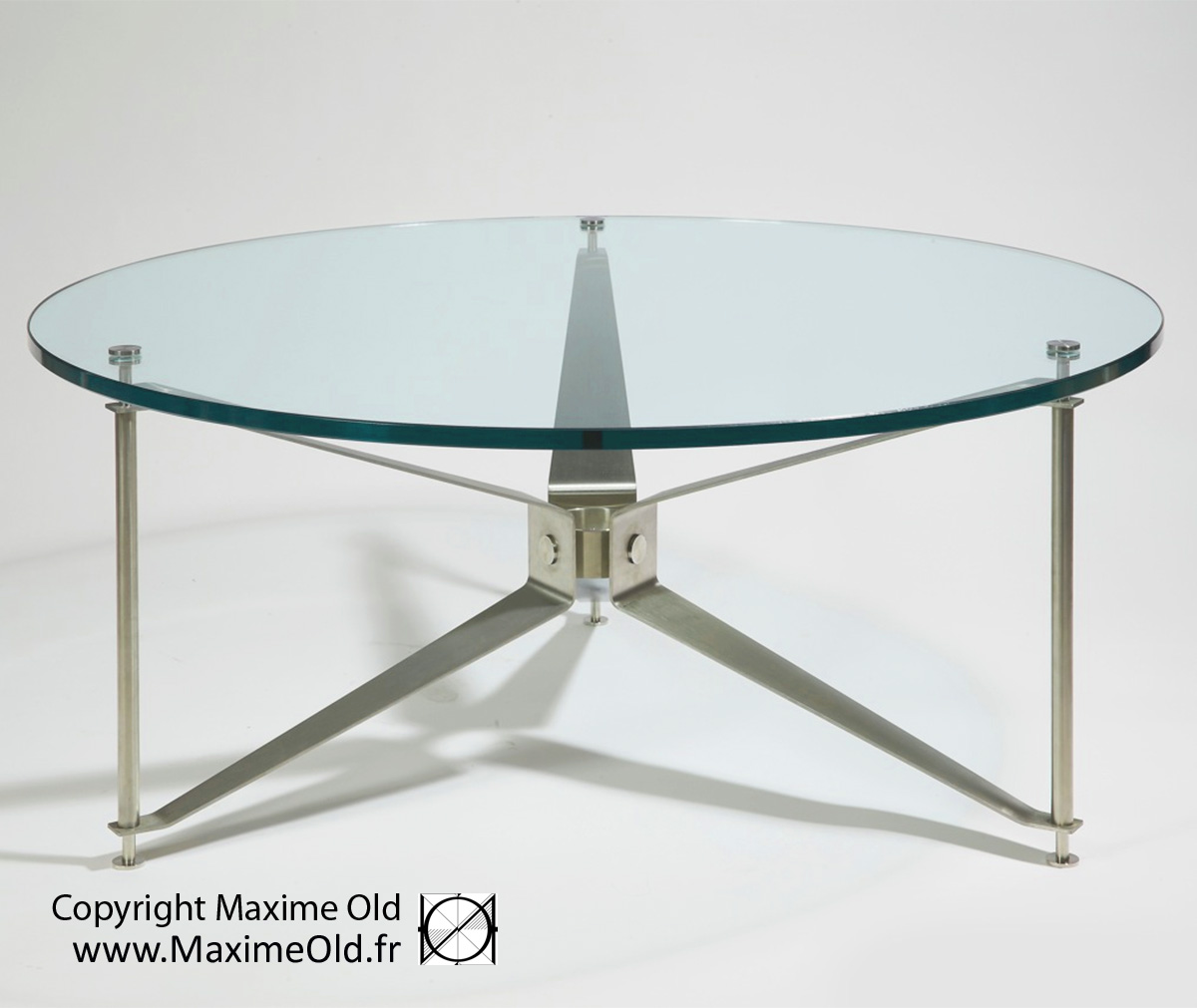 Coffee-Side Tables: Maxime Old Paquebot France Propeller Table