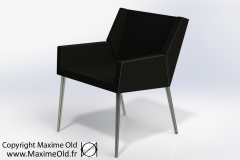 Maxime Old Bridge Armchair, designed for the cruise-liner France, now produced by Maxime Old Concept