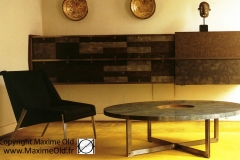 Maxime Old Compass Card Table by Maxime Old Concept