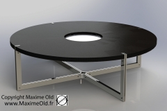 Maxime Old Compass Card Table by Maxime Old Concept