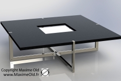 Maxime Old Compass Card Table by Maxime Old Concept
