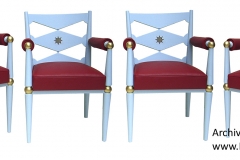 Fauteuils restaurés de la SaM 1ère classe du Paquebot Ile de France
