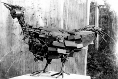 JP Demarchi sculpture oiseau posé