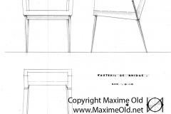 Fauteuil Bridge Paquebot France Maxime Old Créateur de Meubles Modernes d'Art - Modern Art Furniture Designer