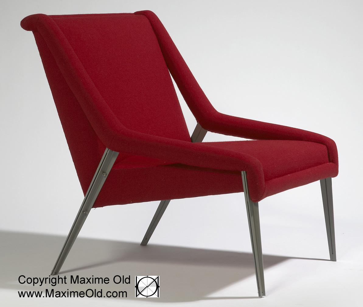 Paquebot France Light Armchair: Maxime Old, Modern Art Furniture Designer