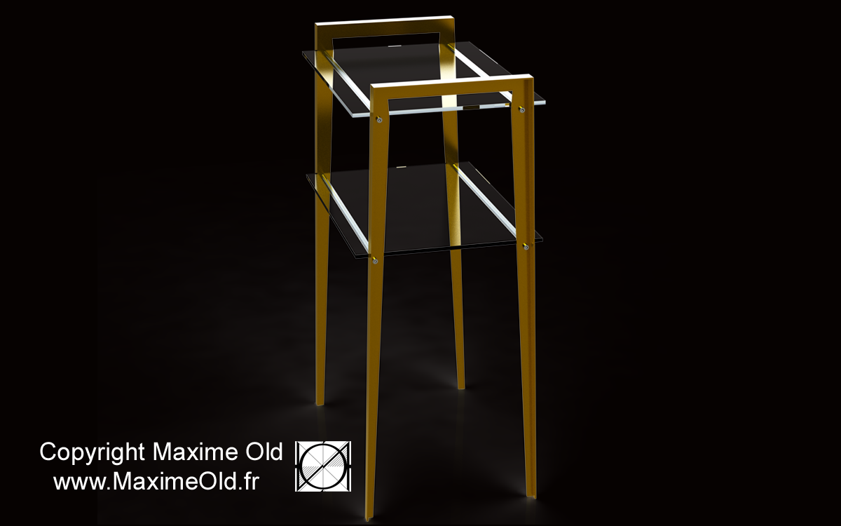 Maxime Old Grasshopper Table by Maxime Old Concept