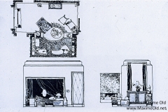 017 Ruhlmann Plan et élévations accompagnant une maquette