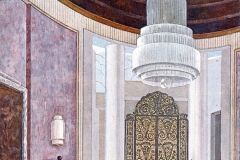 006 Ruhlmann Projet gouaché du Grand Salon de l'Hôtel du Collectionneur 2/2