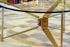 Table Hélice Paquebot France Maxime Old Créateur de Meubles Modernes d'Art - Modern Art Furniture Designer une