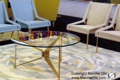 Table Hélice Paquebot France Maxime Old Créateur de Meubles Modernes d'Art - Modern Art Furniture Designer