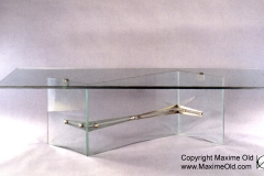 Table Iceberg 1960 Maxime Old Créateur de Meubles Modernes d'Art - Moderne Art Furniture Designer