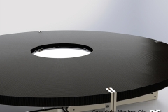 Détail Table Rose des Vents ronde Ev1 Maxime Old, Créateur de Meubles Modernes d'Art - Modern Art Furniture Designer