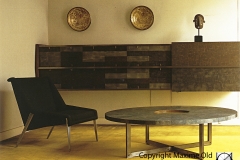 Prototypes Table Rose des Vents et Fauteuil Léger Maxime Old, Créateur de Meubles Modernes d'Art - Modern Art Furniture Designer