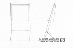 Dessin Lutrin-Ecritoire 1472 Maxime Old