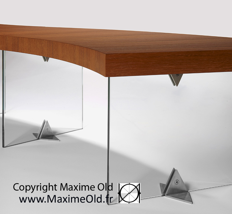 Maxime Old cruise-liner France Wave Table by Maxime Old Concept